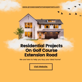 Residential Projects On Golf Course Extension Road