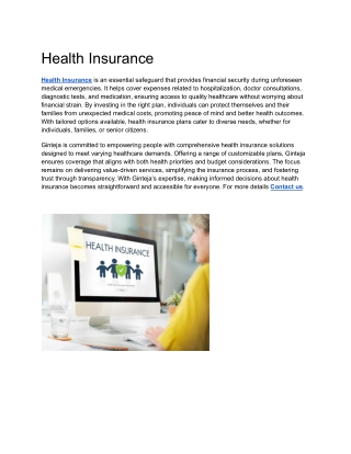 Health Insurance