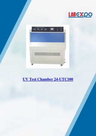 UV Test Chamber 24-UTC100