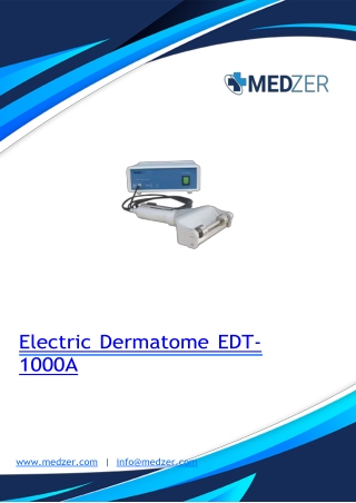 Electric Dermatome EDT-1000A