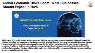 Global Economic Risks Loom_ What Businesses Should Expect in 2025