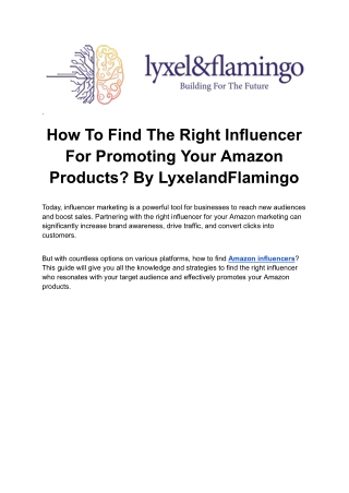 How to Sell on Amazon A Complete Guide By Lyxel&Flamingo