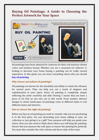 buy oil painting