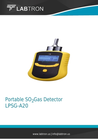 Portable-SO2 Gas-Detector-LPSG-A20