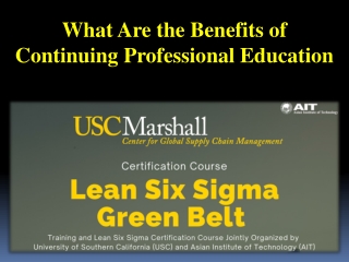 What Are the Benefits of Continuing Professional Education