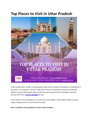Top Places to Visit in Uttar Pradesh.docx