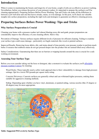 Preparing Surfaces Before Power Washing: Idea