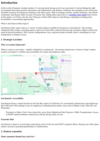 Leading 5 Reasons to Rent Workplace in San Ramon