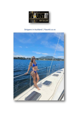 Strippers in Auckland | Flauntit.co.nz