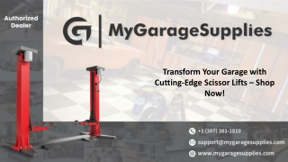 Transform Your Garage with Cutting-Edge Scissor Lifts – Shop Now!