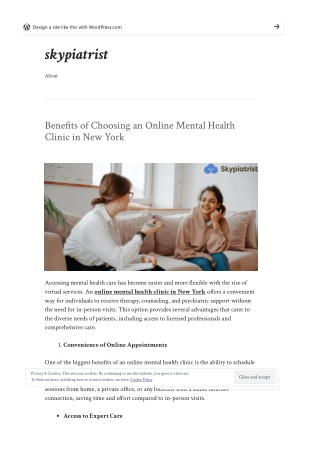 Benefits of Choosing an Online Mental Health Clinic in New York