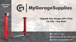 Upgrade Your Garage with 4 Post Car Lifts – Buy Now!
