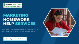 Comprehensive Marketing Homework, Assignment, and Tutoring Help Guide