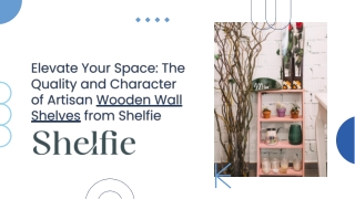 Shelfie - Wooden Wall Shelves made in Portugal