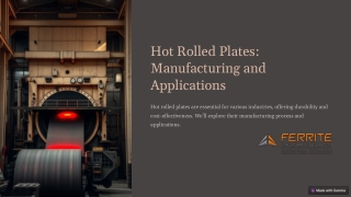 What Are Hot Rolled Plates? Uses & Manufacturing Insights