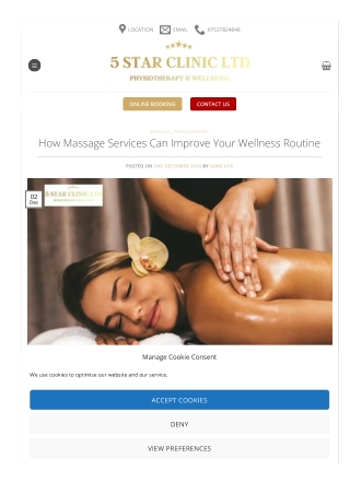 How Massage Services Can Improve Your Wellness Routine