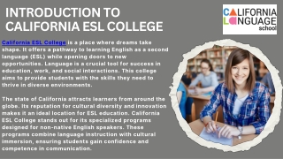 Top California ESL College for Language Learning Excellence