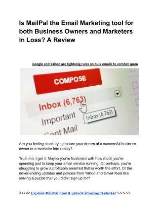How MailPal Simplifies Complex Email Marketing Challenges