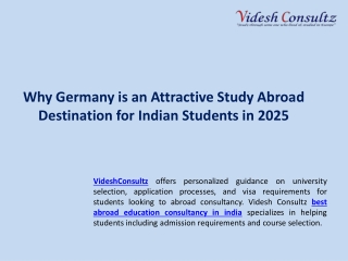 Why Germany is an Attractive Study Abroad Destination for Indian Students