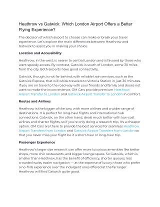 Heathrow vs Gatwick_ Which London Airport Offers a Better Flying Experience_