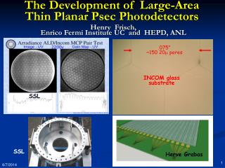 The Development of Large-Area Thin Planar Psec Photodetectors