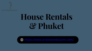 Aristo Condo Surin - Luxury House Rentals in Phuket: Elegant Condominiums and Am