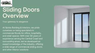 Sliding Doors Central Coast