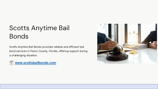 Bail Bondsman in Pasco County – Reliable Support Anytime