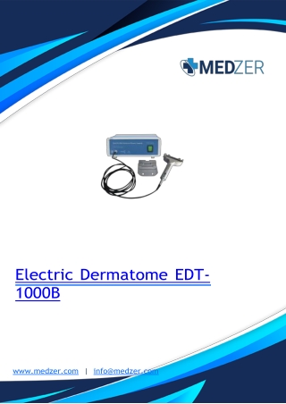 Electric Dermatome EDT-1000B