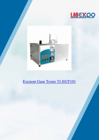 Existent Gum Tester 52-EGT101