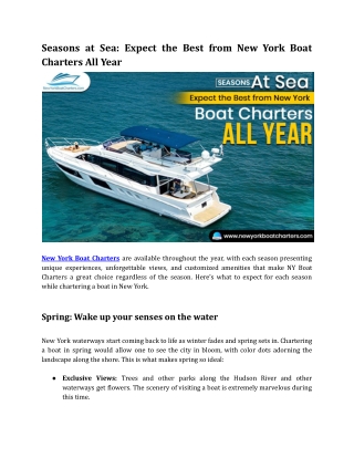 Seasons at Sea_ Expect the Best from New York Boat Charters All Year.docx