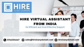 Hire Virtual Assistant from India