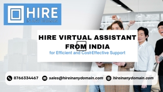 Hire Virtual Assistant from India