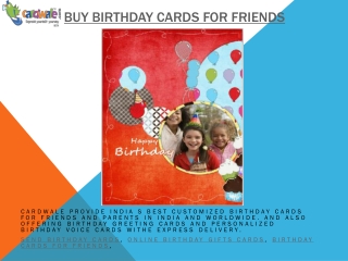 Buy Birthday Cards For Friends