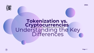Tokenization vs. Cryptocurrencies