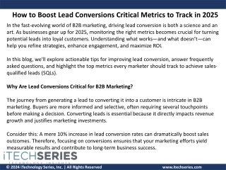 How to Boost Lead Conversions - Critical Metrics to Track in 2025