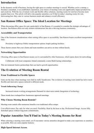 Popular Features You'll Find in Today's Fulfilling Spaces for Lease