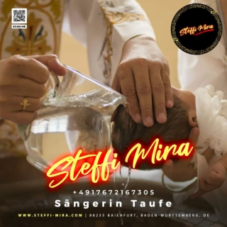 Sängerin Taufe - Steffi Mira
