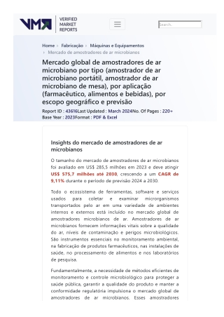 microbial-air-samplers-market-2019-by-manufacturers-regions-type-and-application-forecast-to-2024