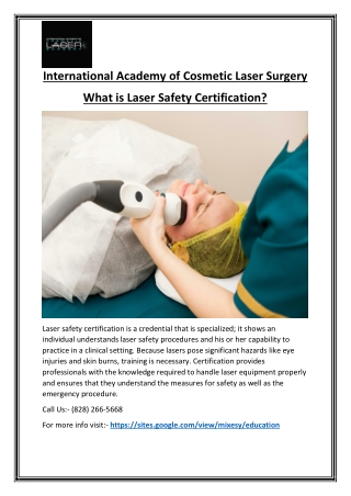 LSO Certification and Training