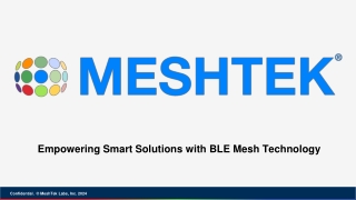 Empowering Smart Solutions with BLE Mesh Technology