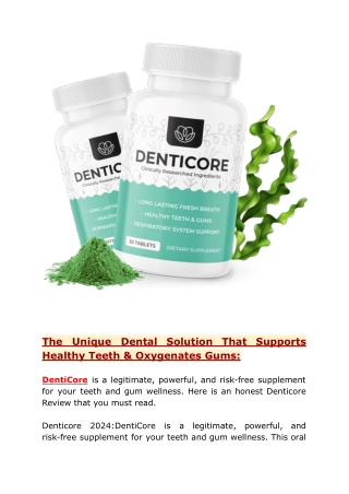 The Unique Dental Solution That Supports Healthy Teeth & Oxygenates Gums