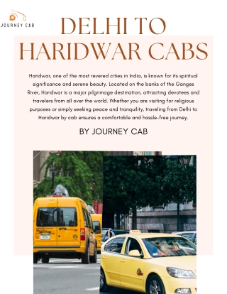 delhi to haridwar cabs