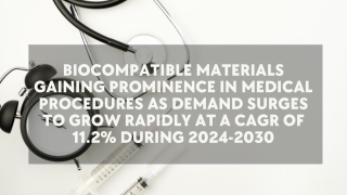 Biocompatible Materials - A Global Market Overview