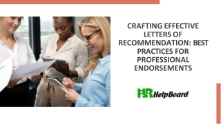 letter of recommendation for a job