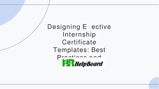 internship certificate template