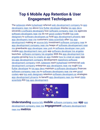 Top 6 Mobile App Retention User Engagement Techniques (1)