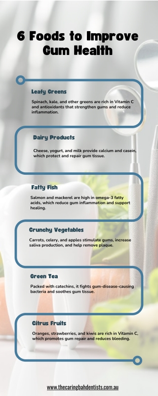 6 Foods to Improve Gum Health