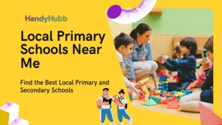 Importance of Local Primary Schools Near Me: A Guide