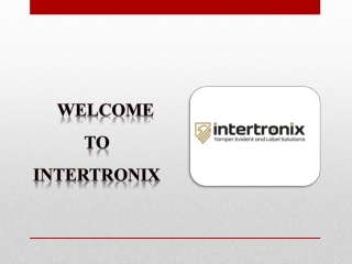 Tamper Proof - Intertronix